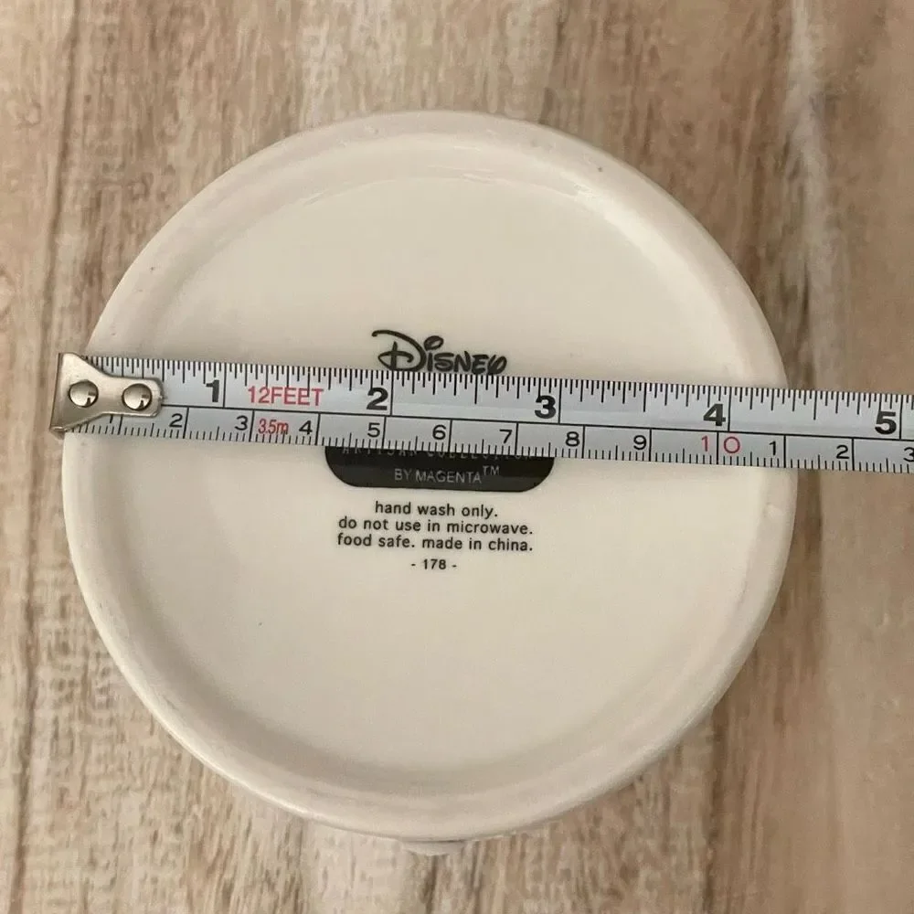 NWT Gorgeous 3D Rae Dunn Disney Canister White Ceramic Tinkerbell Tinker Bell